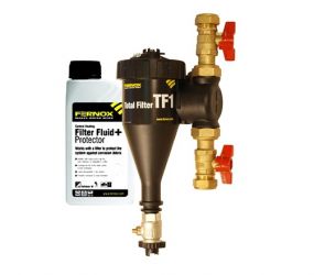  / Fernox Total Filter TF1 22mm rendszerbe építhető kombinált mágnes/finomszűrő + F1 folyadék
